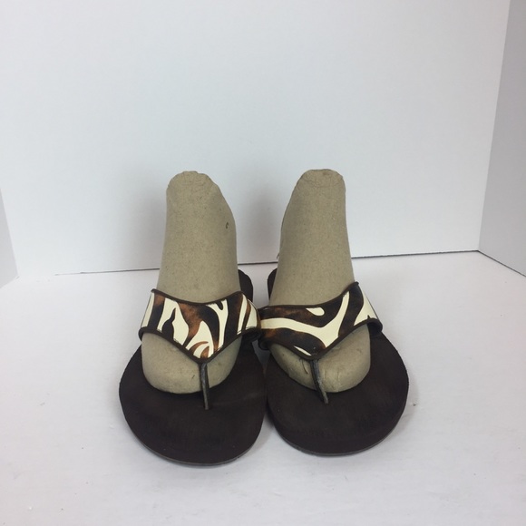 Speedo Shoes - SPEEDO  FLIP FLOP Athletic ZEBRA STRIPE Thong